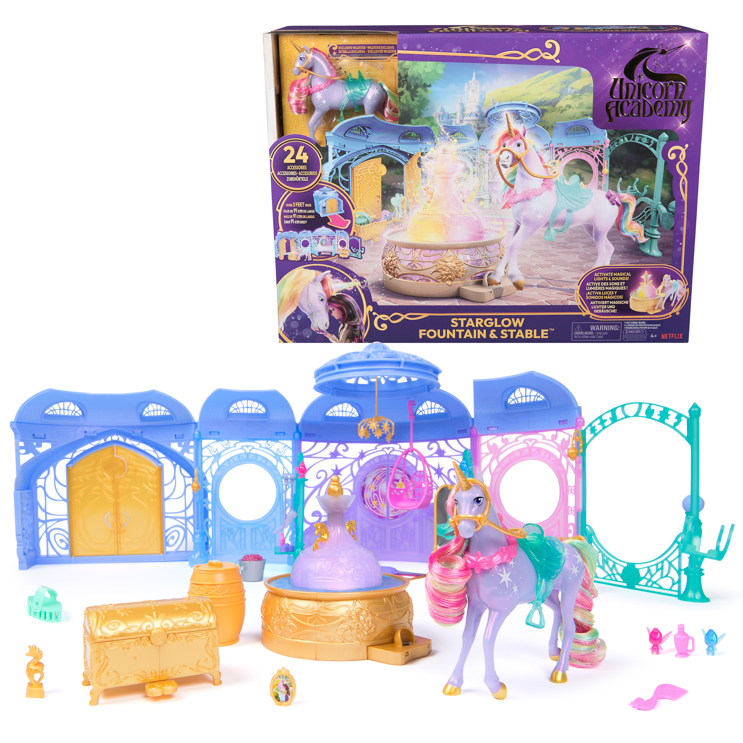 Unicorn Academy - Stall Spielset, Spielgebäude