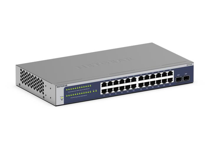 NETGEAR Switch 24x GE GS724T-600EUS