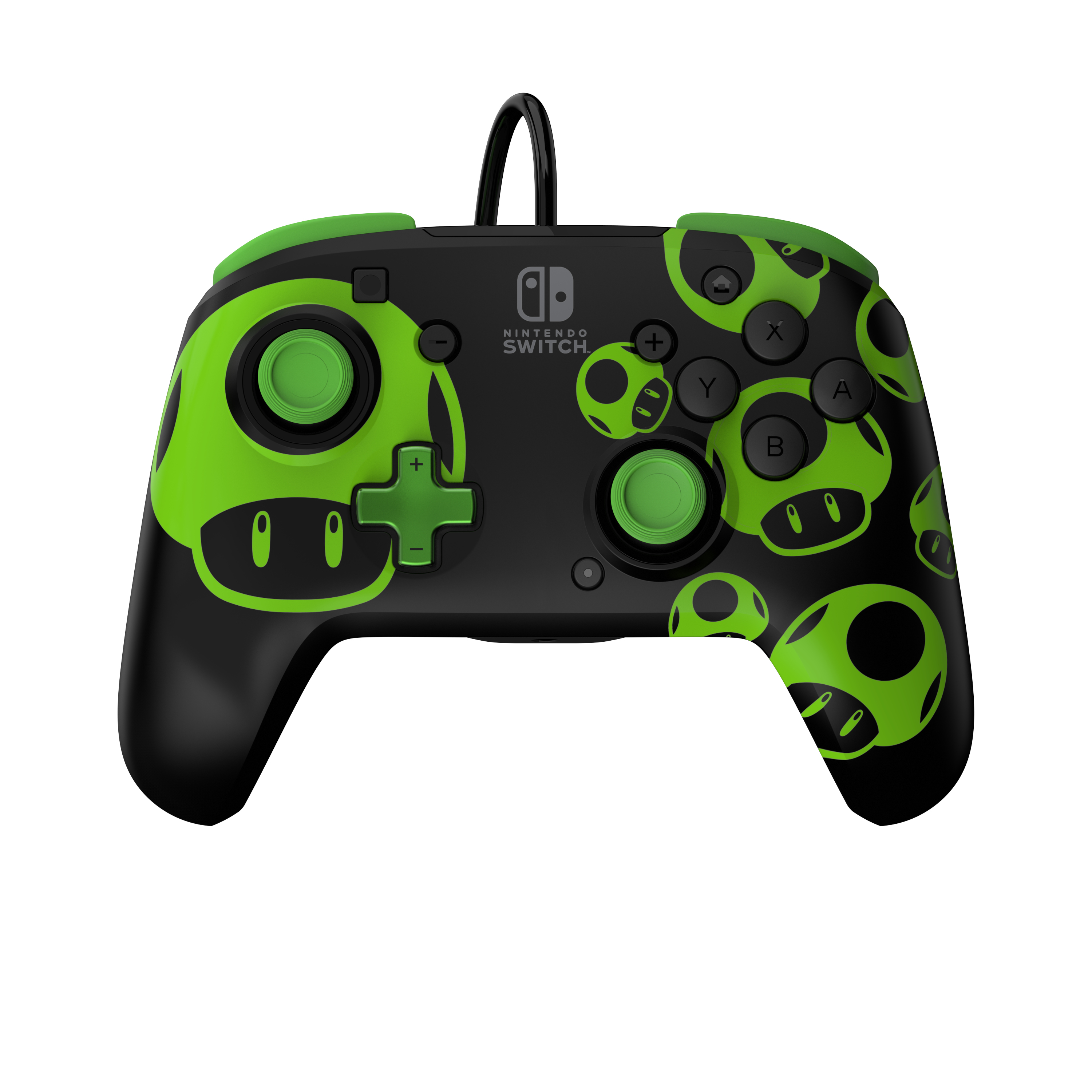 PDP Controller Rematch Wired 1Up Glow in the Dark Switch