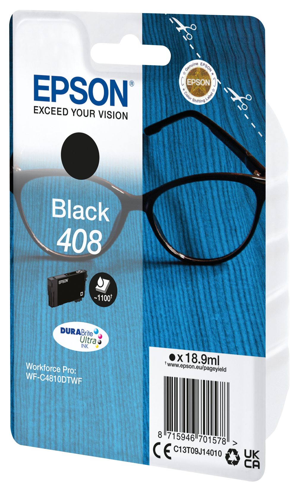 EPSON 408/T09J1 (Brille) schwarz Druckerpatrone