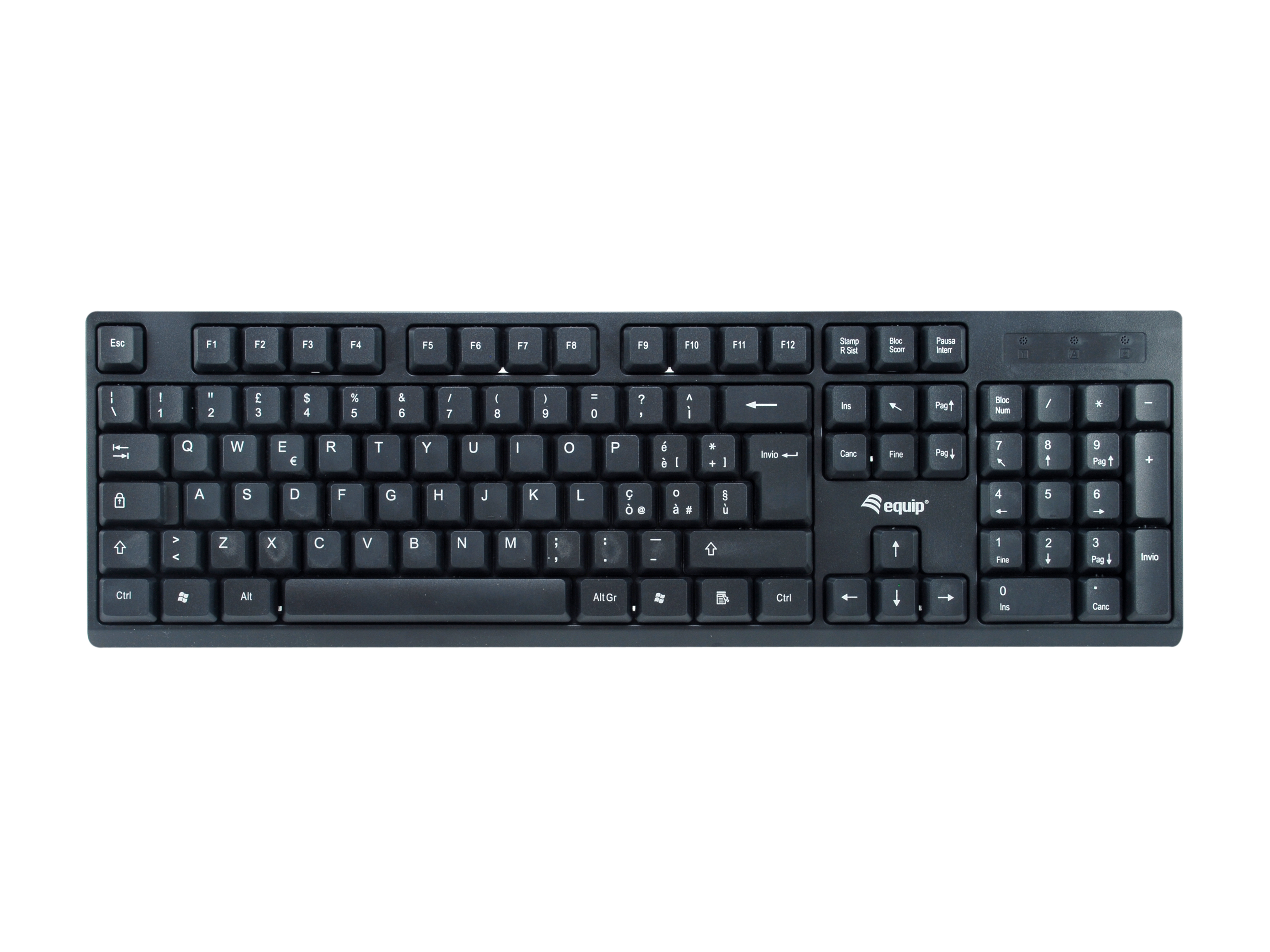 Equip Kombi Wireless Tastatur+Maus IT schwarz