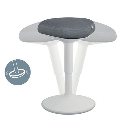LEITZ Sitz- & Stehhocker Ergo Active 65440085 grau, 1 St.
