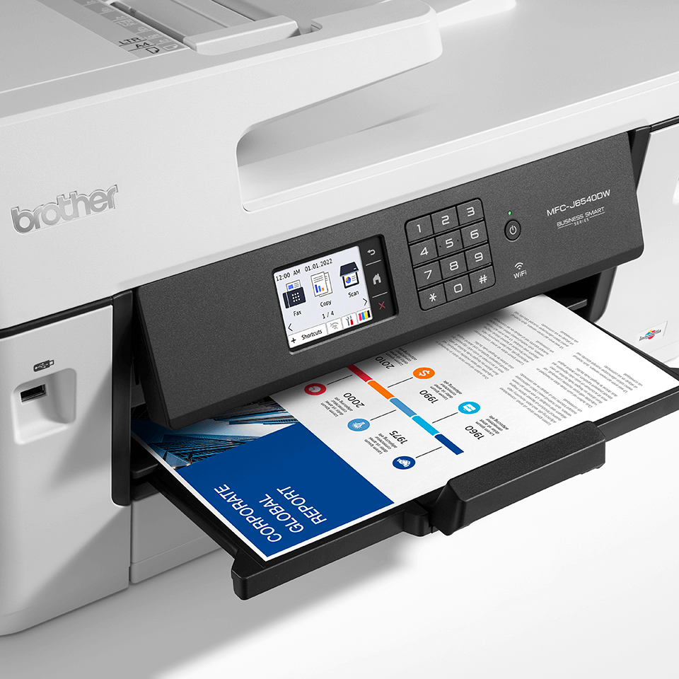 brother MFC-J6540DWE 4 in 1 Tintenstrahl-Multifunktionsdrucker grau, brother EcoPro Ready