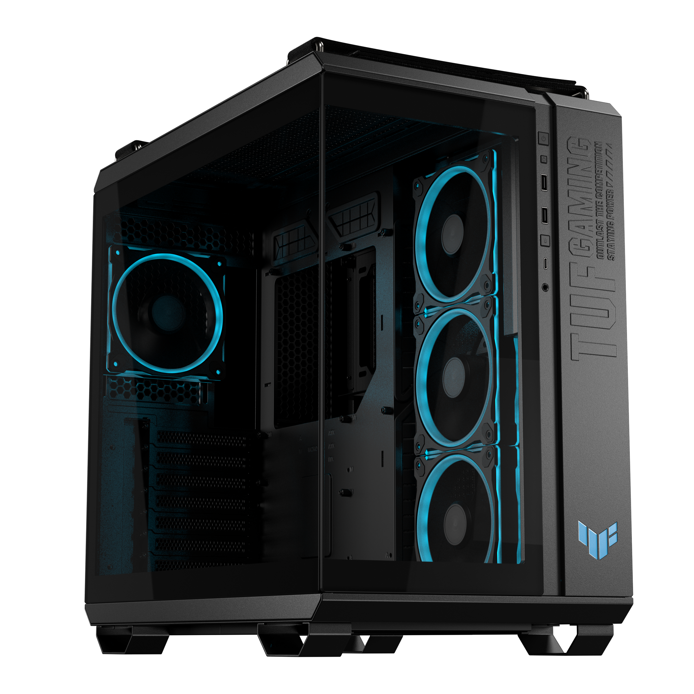 ASUS GEH TUF GAMING GT502 HORIZON TG ARGB BLACK