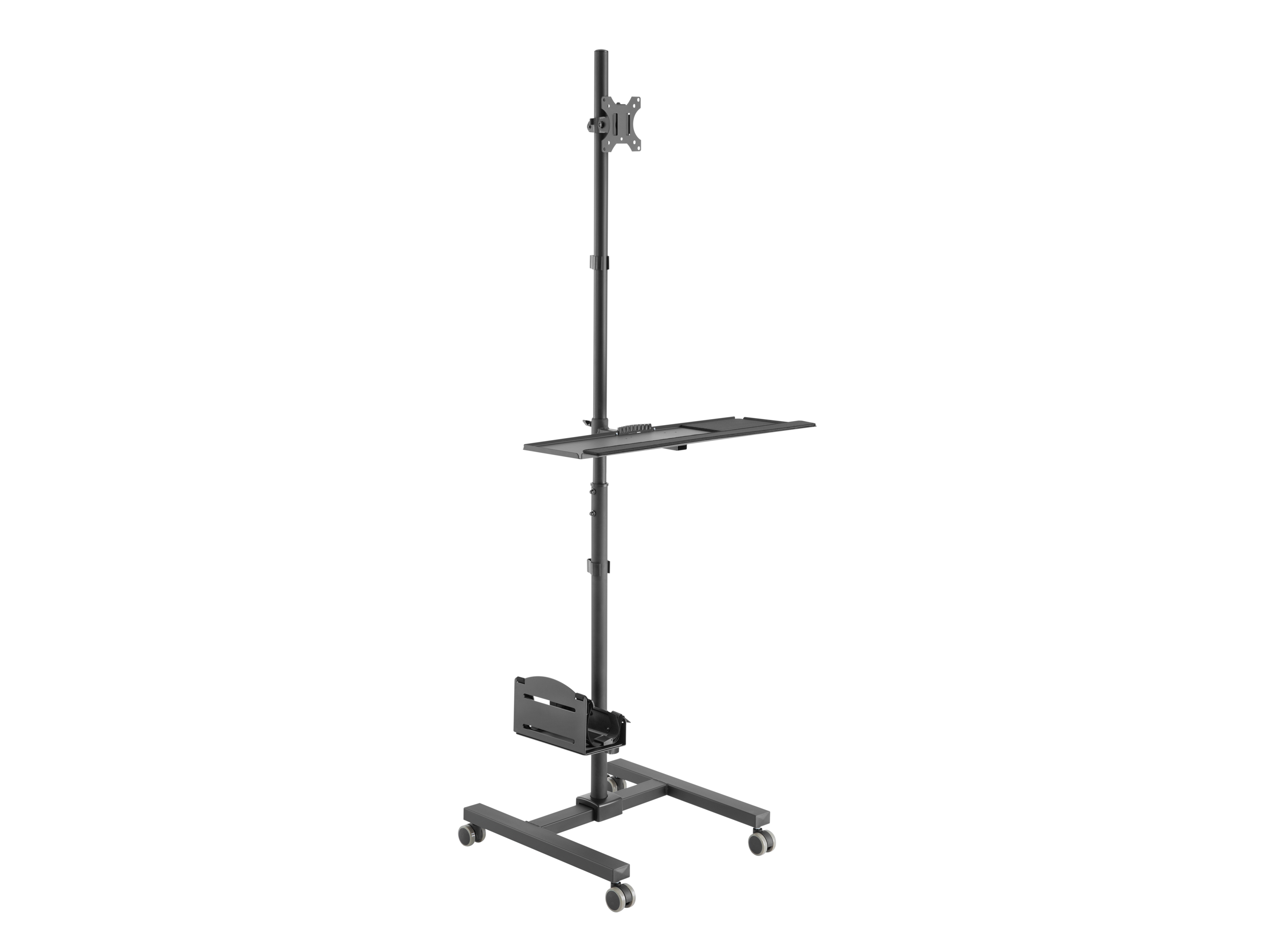 Equip Bodenstandhalter 17-32/1TFT 8kg Mob.Workstat. sw lite Retail