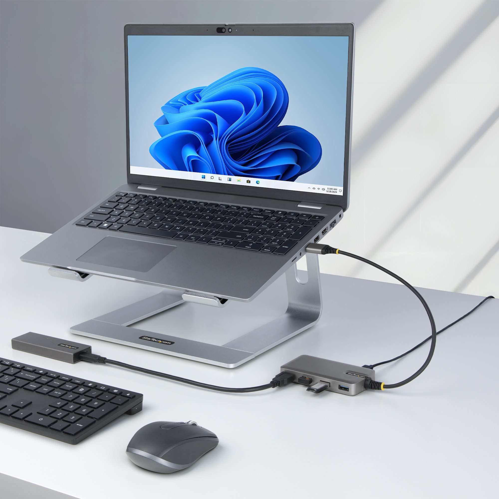 4-PORT USB-A HUB 5GBPS HUB ADAPTER