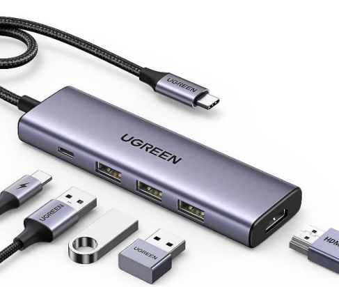 CM511 5-in-1 USB-C Hub, Dockingstation