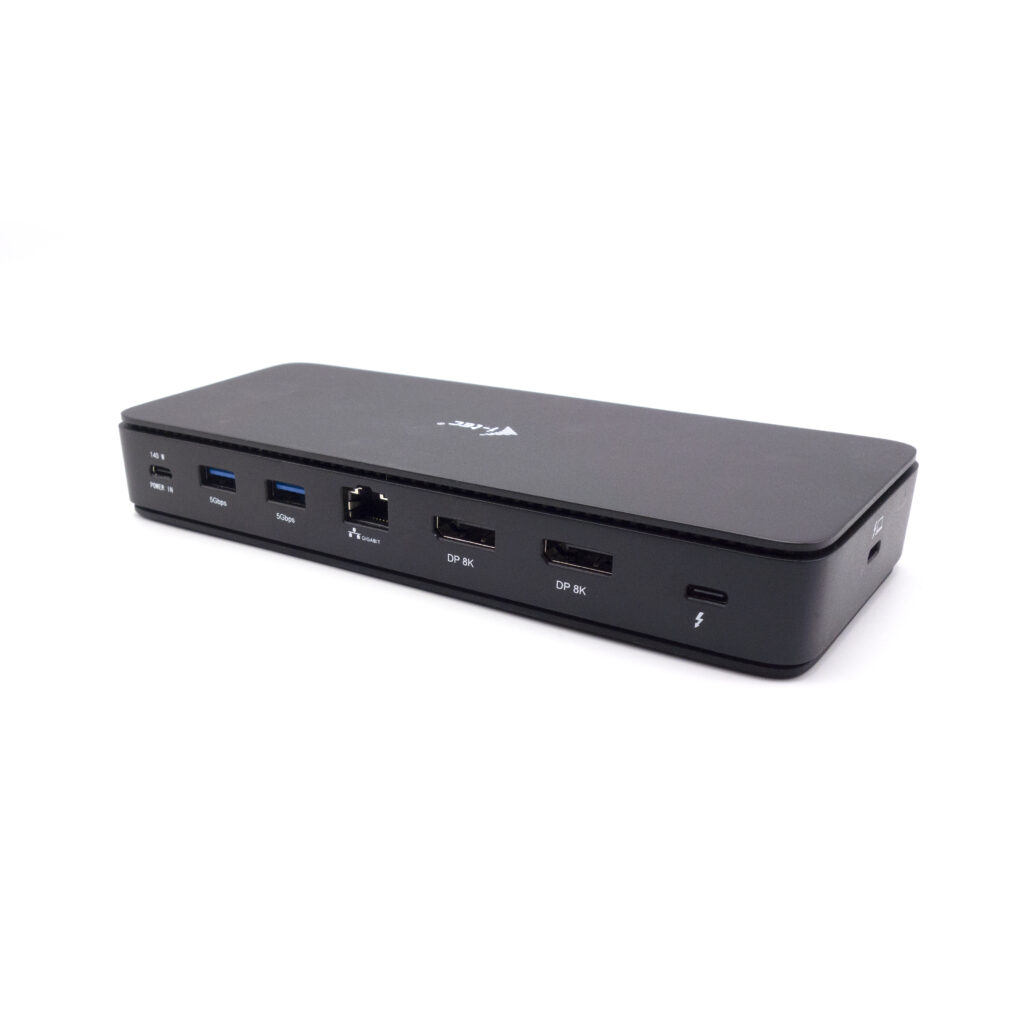 I-TEC Thunderbolt 4 2x Display Dock Generation 3 7x USB + davon 1x TB4 2.5GLAN PD 92W 1m TB4 Cable SD/TF Kartenleser 3,5 mm Audio
