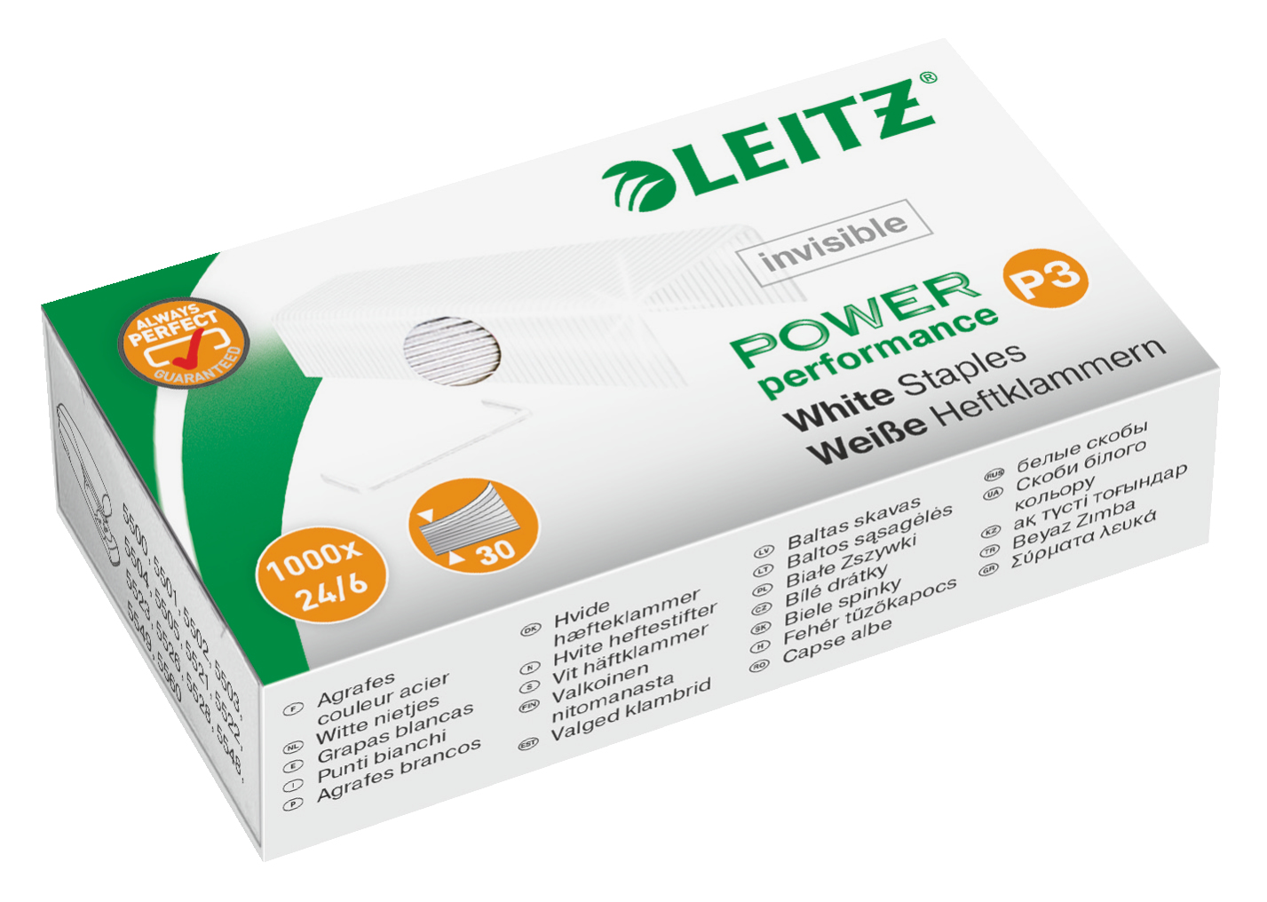 LEITZ Heftklammern 5554 24/6, 1.000 St.