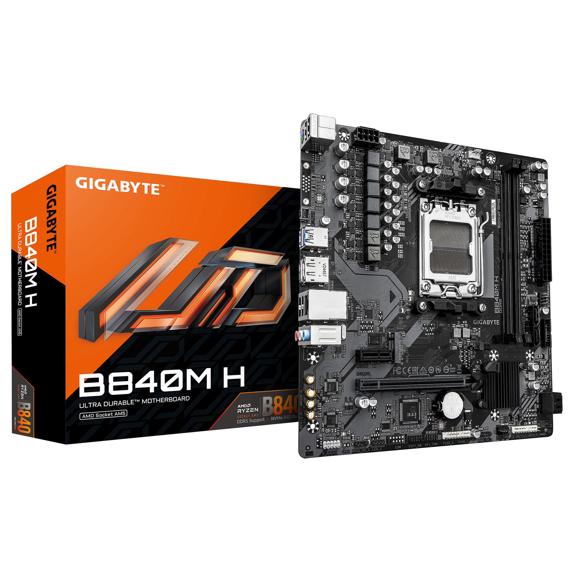 Gigabyte B840M H (B840,AM5,mATX,DDR5)