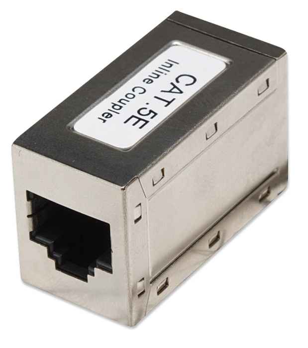 INTELLINET Kupplung RJ45 Cat5e 8P8C Bu/Bu FTP silber
