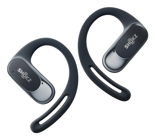 SHOKZ OPENFIT AIR BLACK OPEN-EAR WIRELESS EARBUDS WITH E
