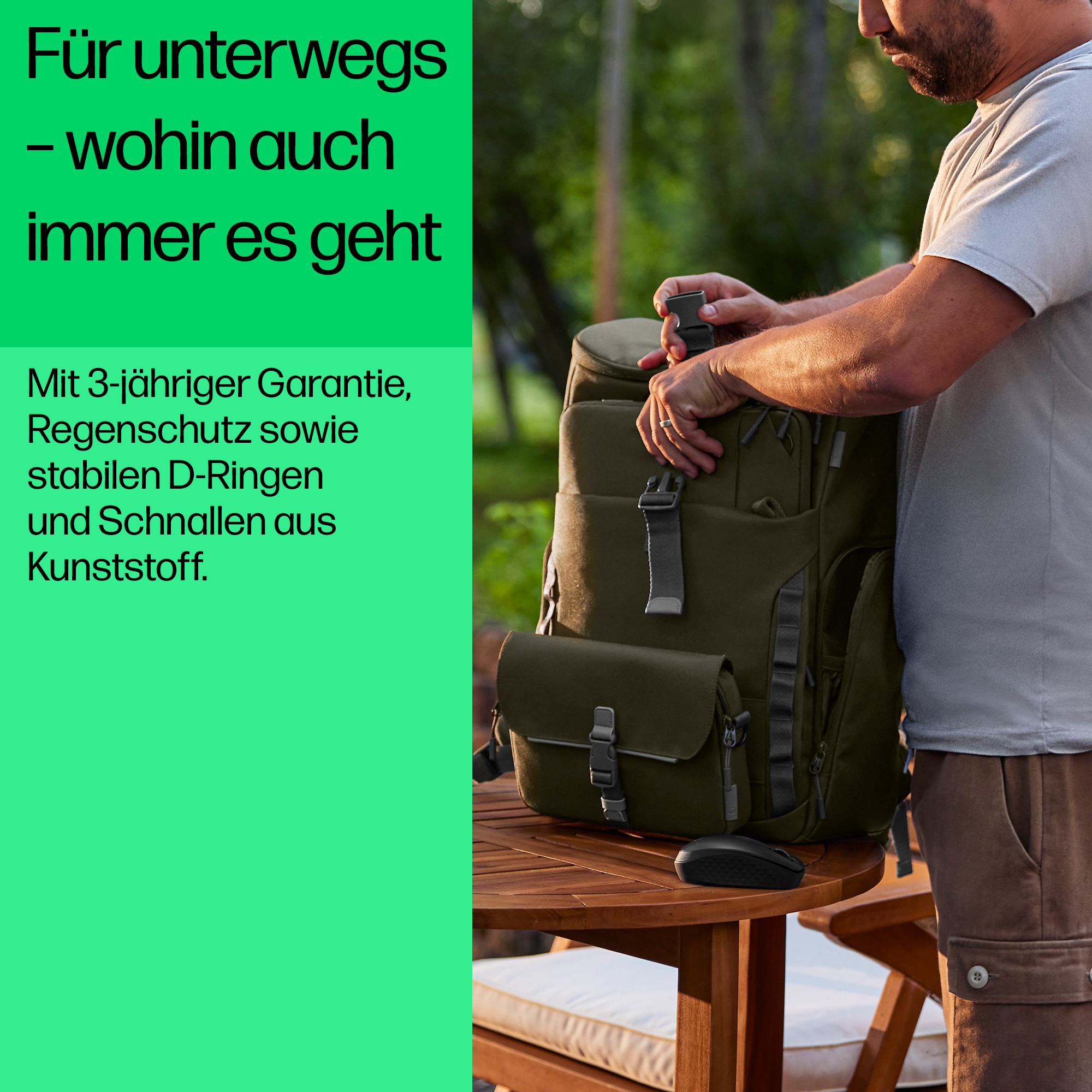 HP 39,62cm 15,6Zoll Modular Laptop Backpack (P)
