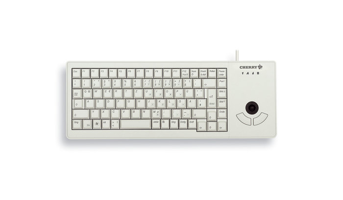 CHERRY ML5400 Tastatur Wired DE TKL 75% +Trackball hellgrau