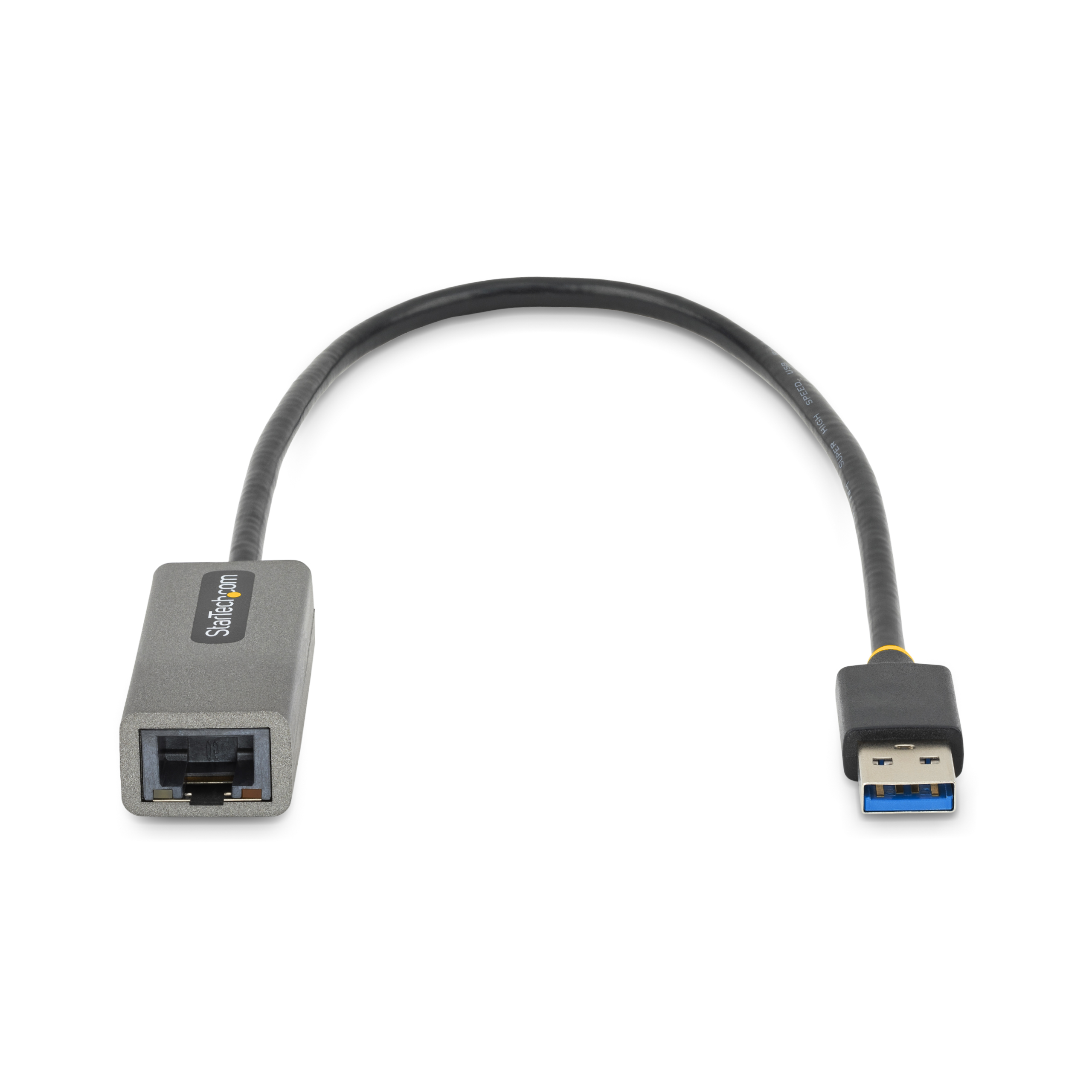 STARTECH.COM USB 3.0 Gigabit Ethernet Adapter USB zu 10/100/1000 Netzwerkadapter für Laptops 30cm angeschlossenes Kabel USB zu RJ45