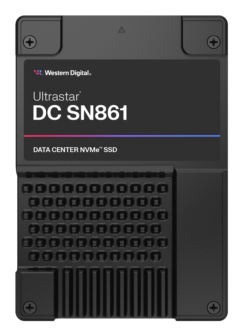 SANDISK Ultrastar DC SN861 NVMe SSD 3.84TB PCIe Gen5x4 U.2 ISE