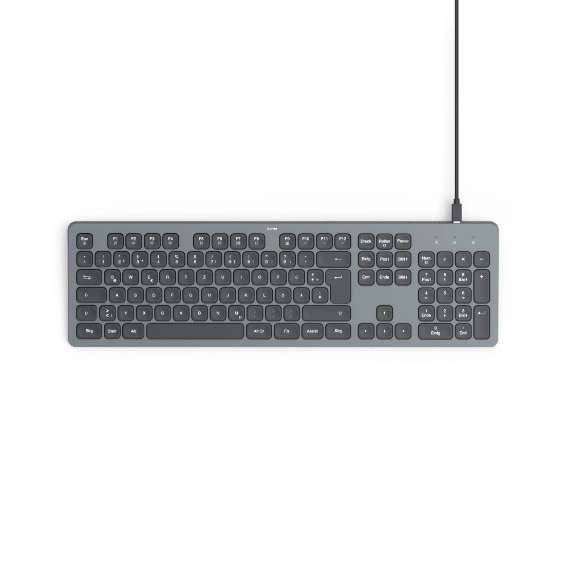 hama CK-400 Tastatur kabelgebunden schwarz
