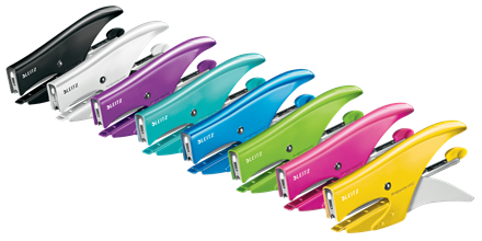 LEITZ Heftzange 5531 WOW gelb-metallic, 1 St.
