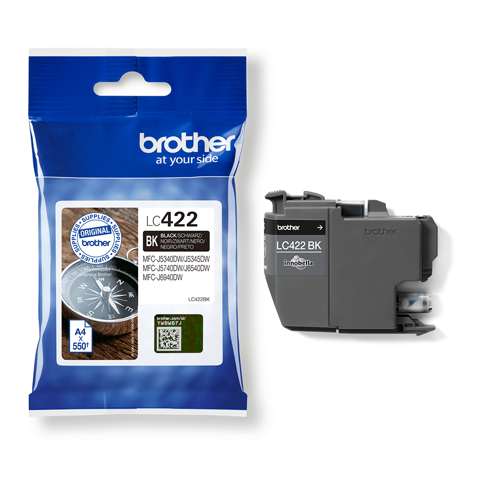 LC-422BK INK BLACK F. MFC-J5340/5345/5740/6540/6940DW