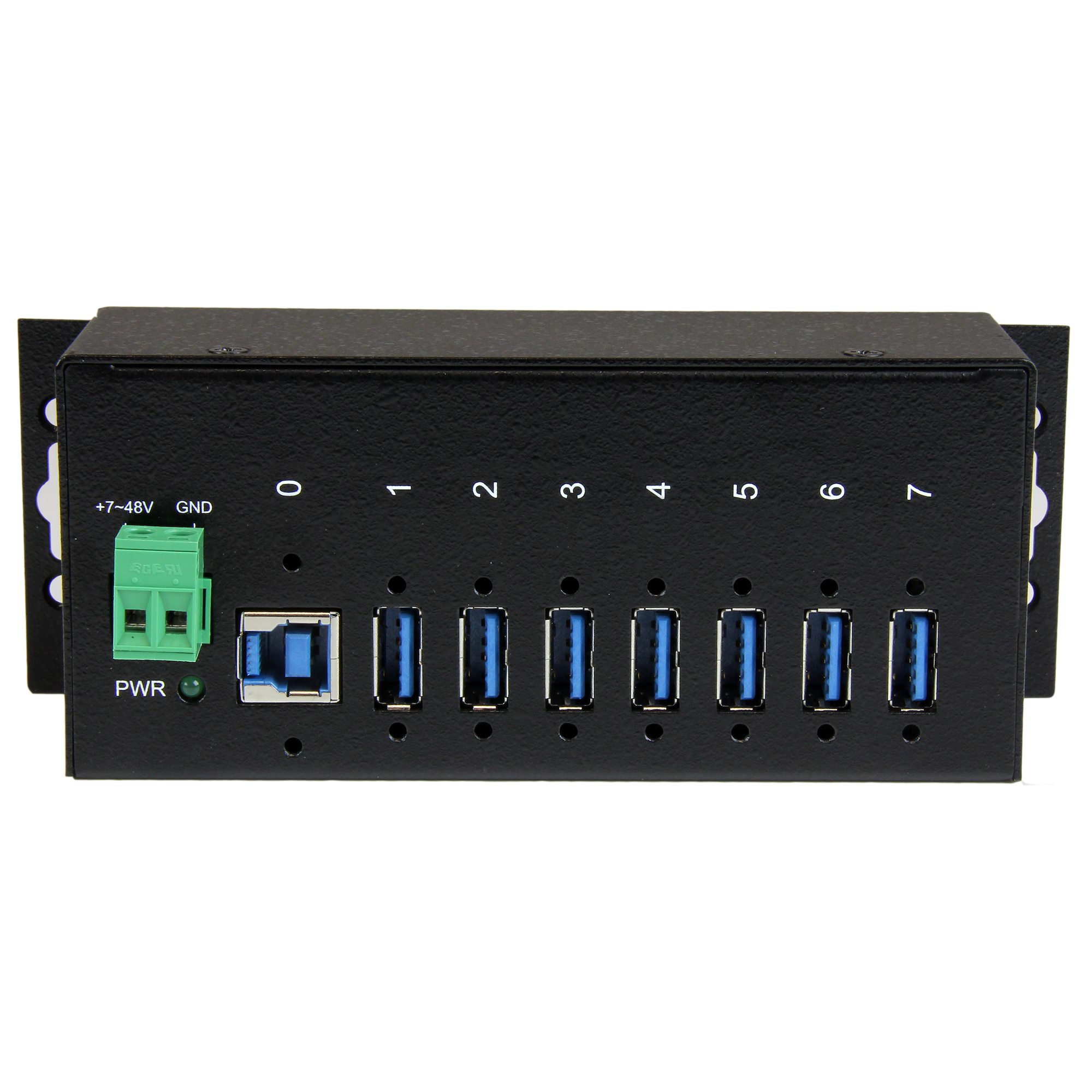 STARTECH.COM 7 Port rugged mountable industrial USB 3.0 hub with surge Protector