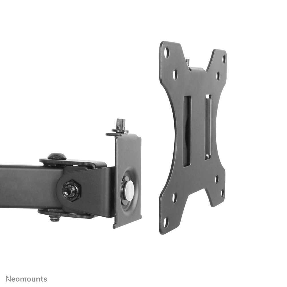 NEOMOUNTS D550DDBLACK Monitor Dual-Deskstand 25,4-81,28cm 10-32Zoll 2x8kg Volle Bewegung Neigen Schwenken Pivo Tischständ