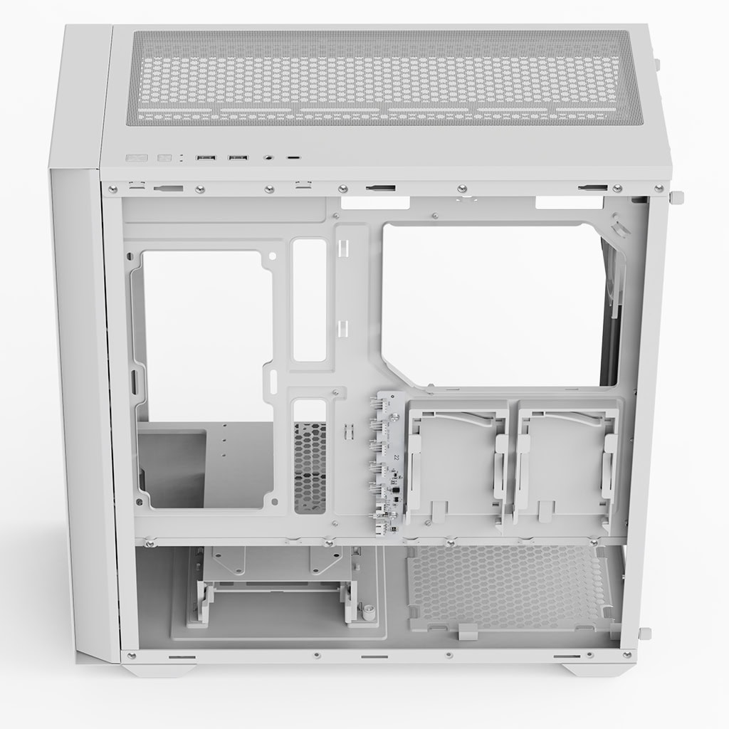AeroCool Geh Midi D502A-G-WT-V1 (W/Mesh/ATX)