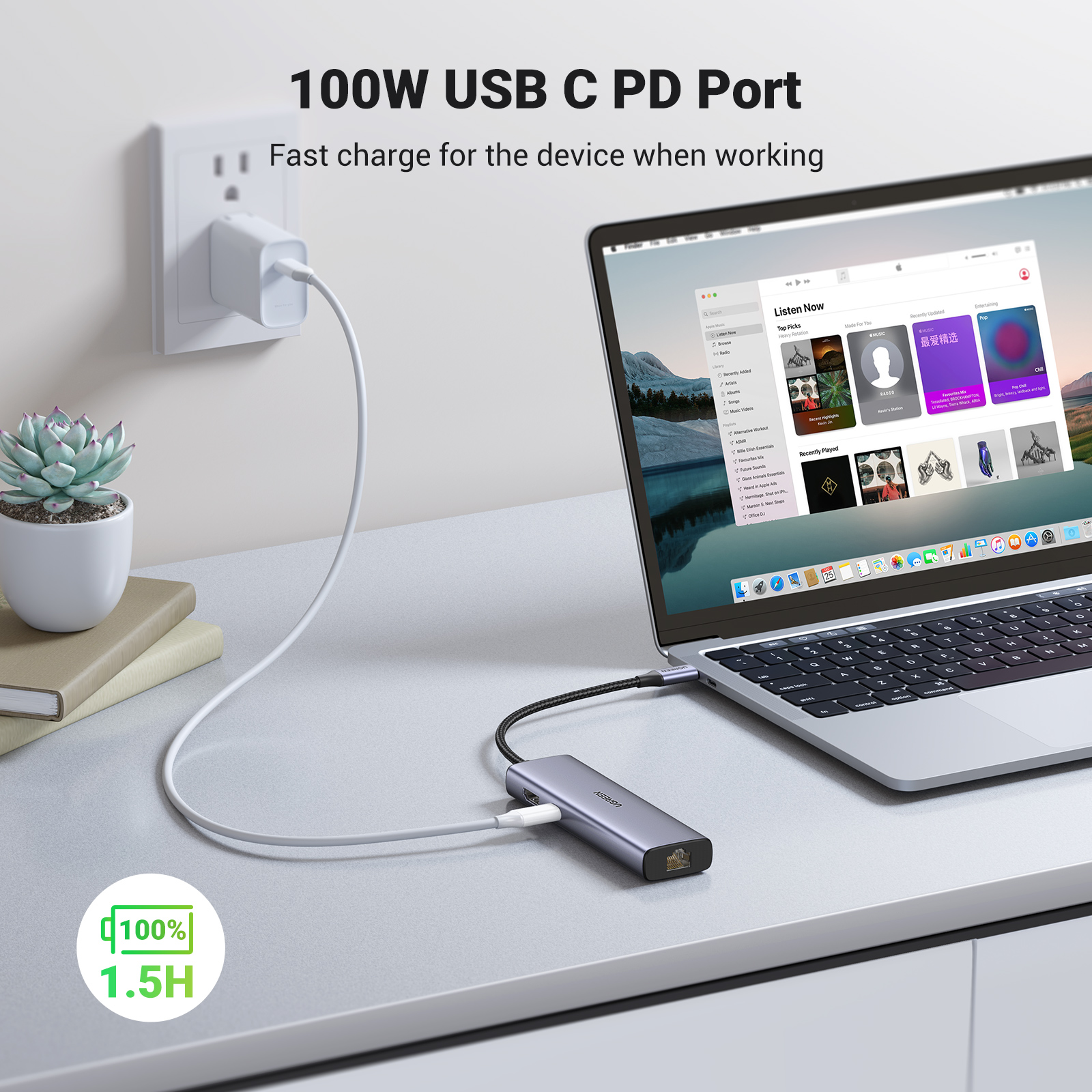 CM512 7-in-1 USB-C Hub, Dockingstation