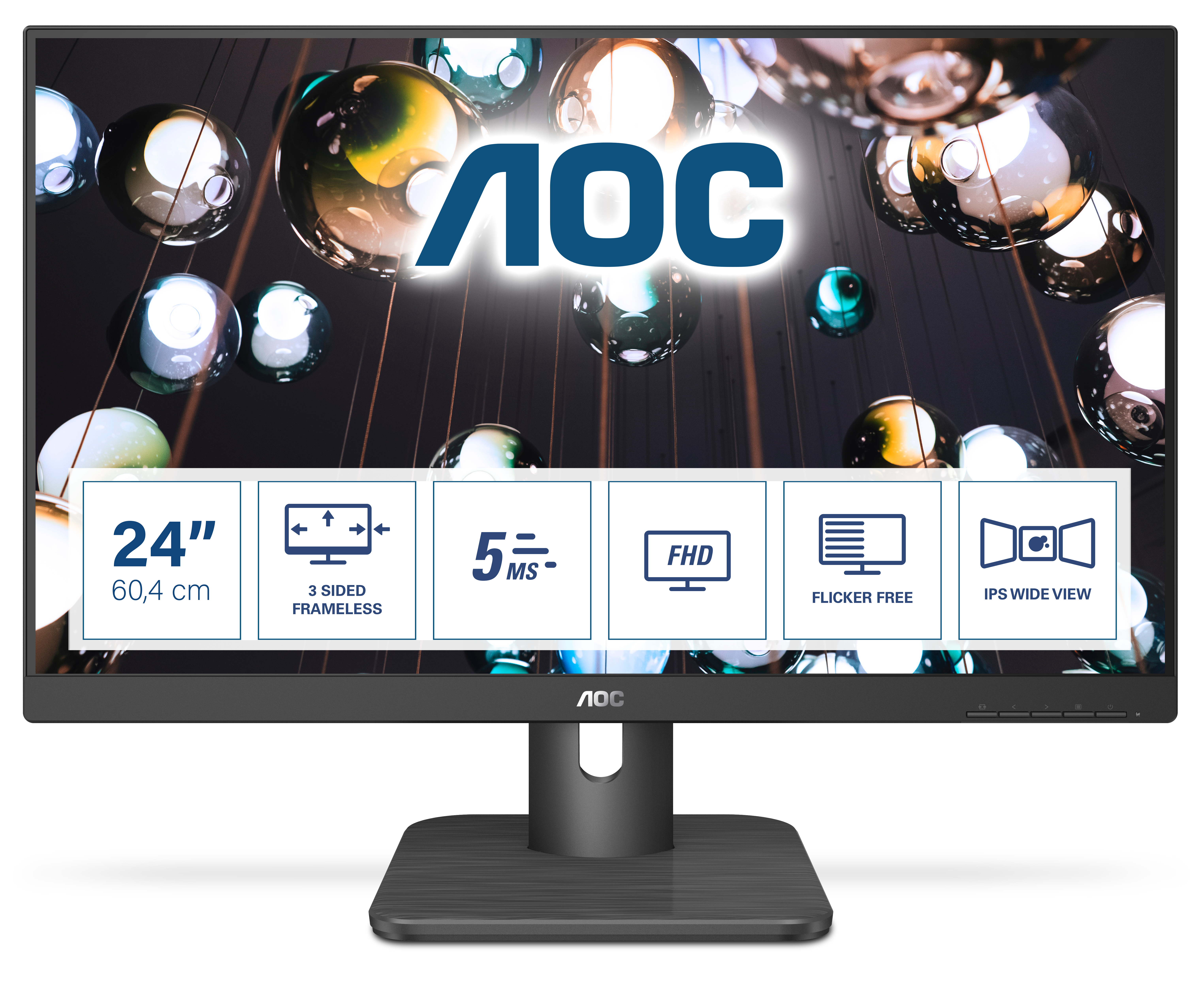AOC 60,5cm (23,8) 24E1Q 16:09 HDMI+DP IPS 5ms