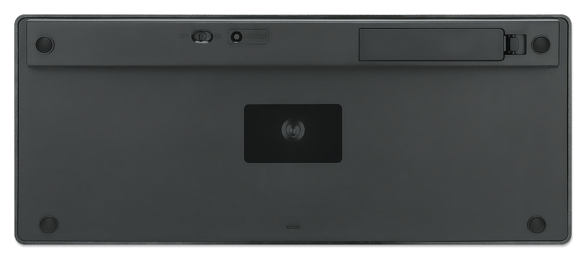 MANHATTAN Slim Funktastatur anthrazit Bluetooth 3.0/2.4GHz