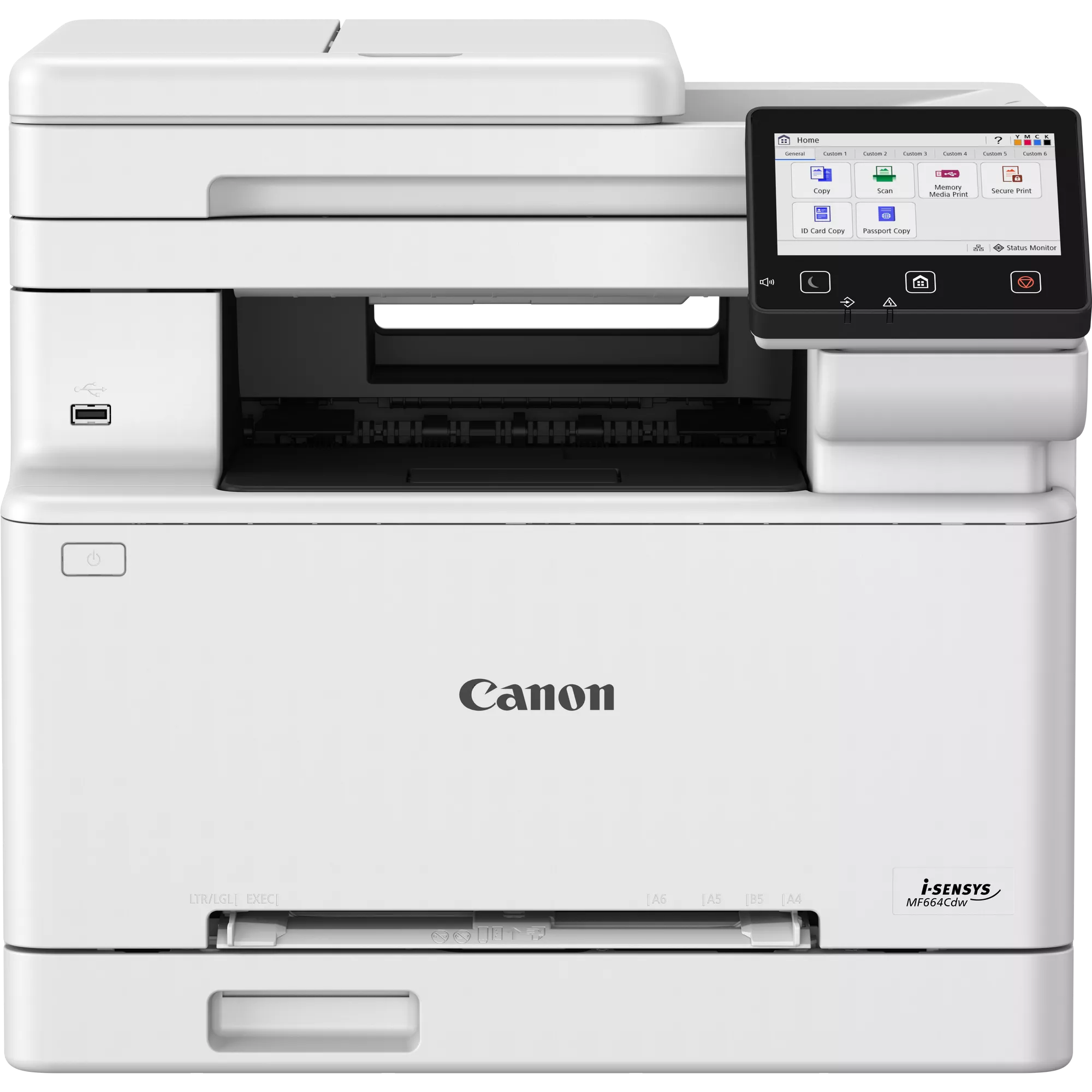 Canon i-SENSYS MF664Cdw 3 in 1 Farblaser-Multifunktionsdrucker grau
