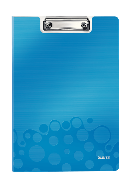 LEITZ Klemmbrettmappe WOW 4199 DIN A4 blau Kunststoff, 1 St.