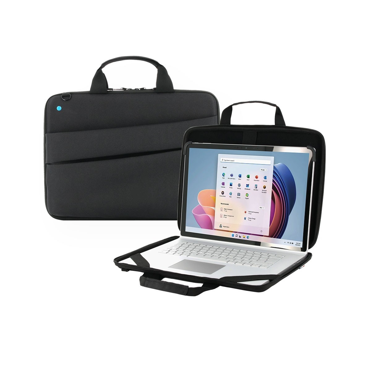 THEONE RUGGED CASE CLAMSHELL 12.5-14IN - BLACK - 20PERCENT RE