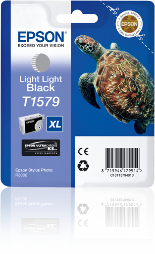 EPSON T1579XL (Schildkröte) light light schwarz Druckerpatrone
