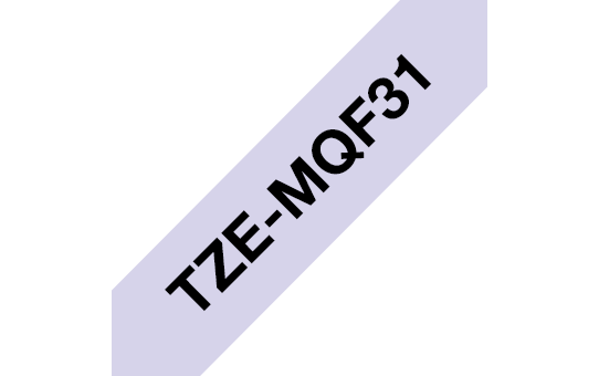 brother Schriftband TZe-MQF31 TZEMQF31, 12 mm, schwarz auf lila, 1 St.