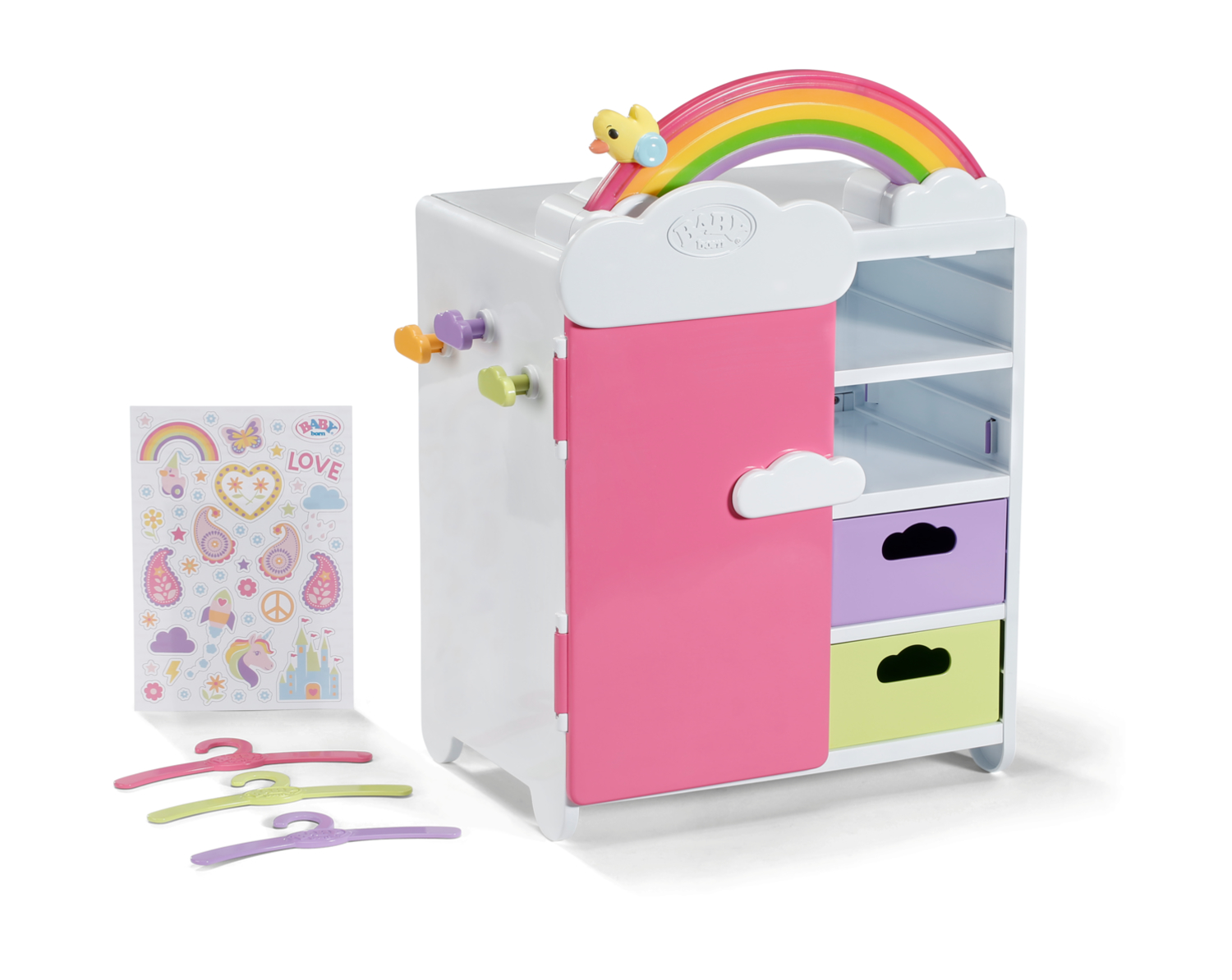 BABY born® Regenbogen Schrank, Puppenmöbel