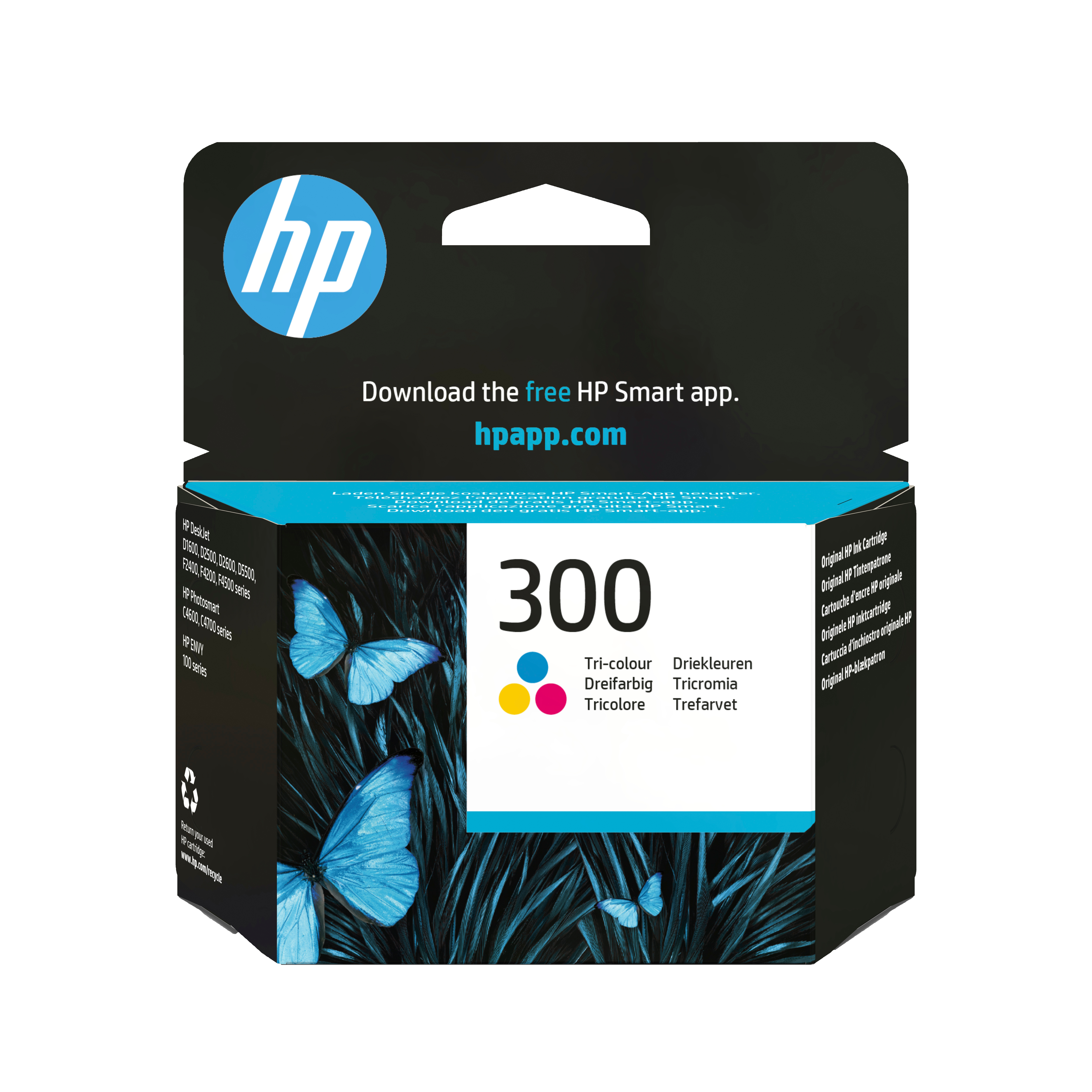 HP 300 Dreifarbig Tintenpatrone 4ml