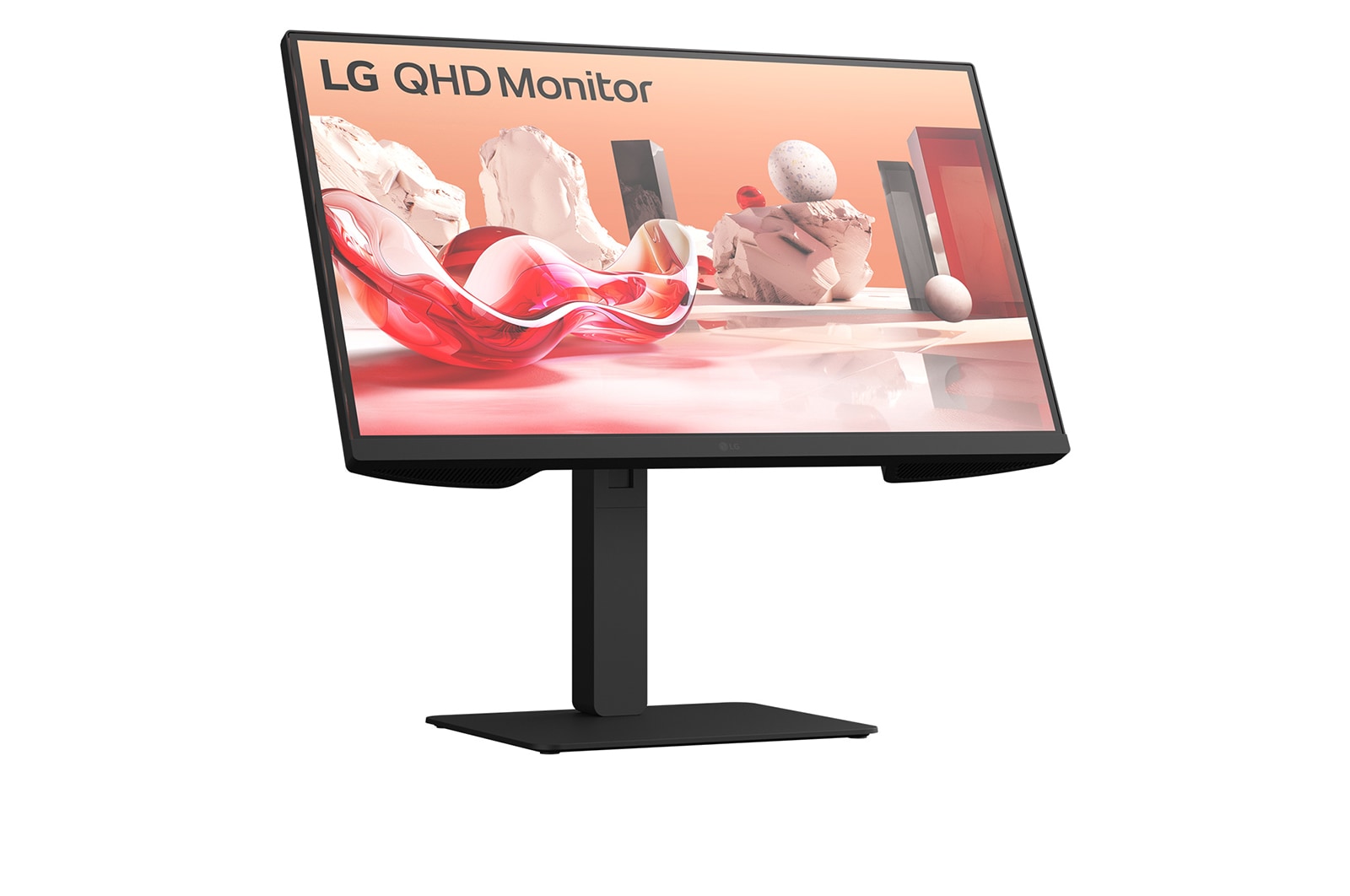LG 27BA75QB-B.AEU 68,58cm 27Zoll IPS QHD 16:9 100Hz 350cd/m2 5ms HDMI DP USB-C 2x5W Speakers Headphone out KVM Ethernet Auto Pivot
