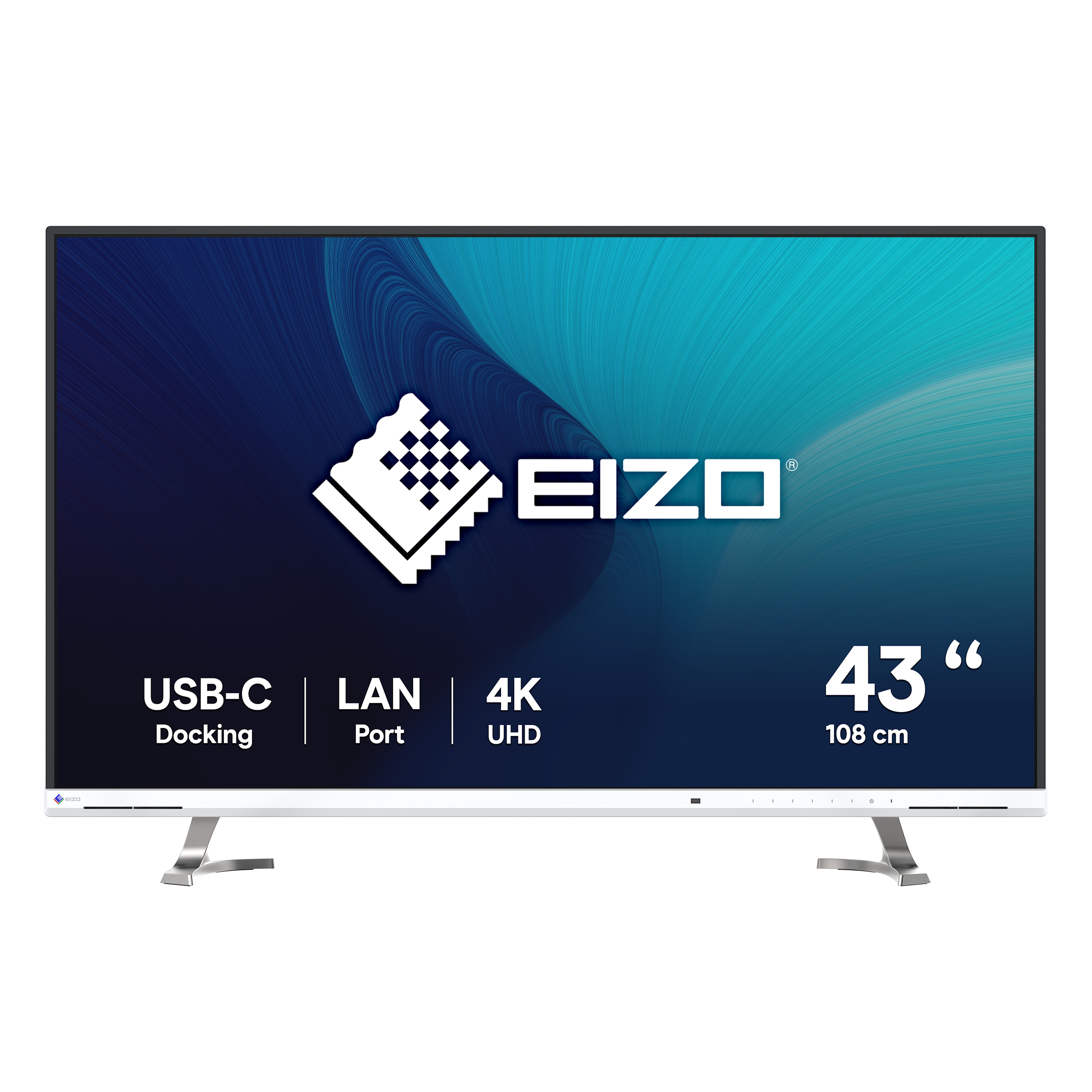 EV4340X-WT 42.5IN 16:9 3840X216 350 CD/SQL DISPLAY PORT