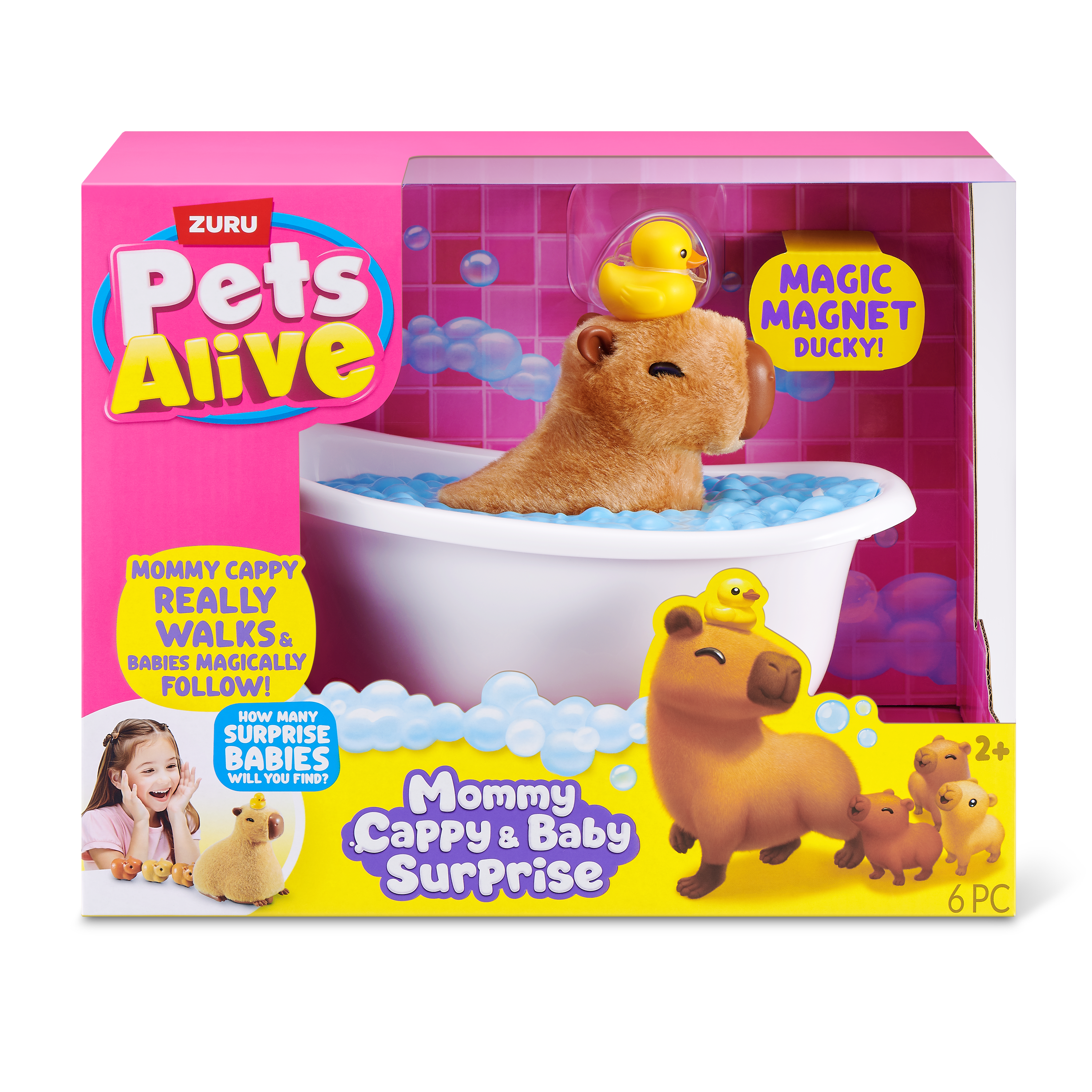 Pets Alive - Mommy Capybara and Baby Surprise, Spielfigur