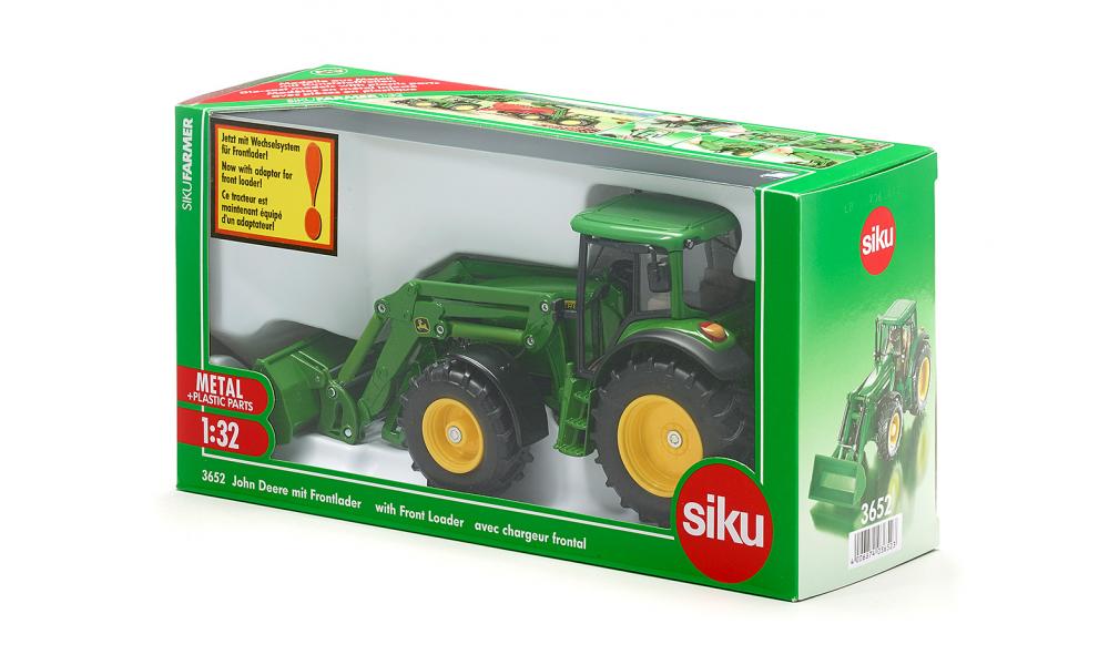 FARMER John Deere mit Frontlader, Modellfahrzeug