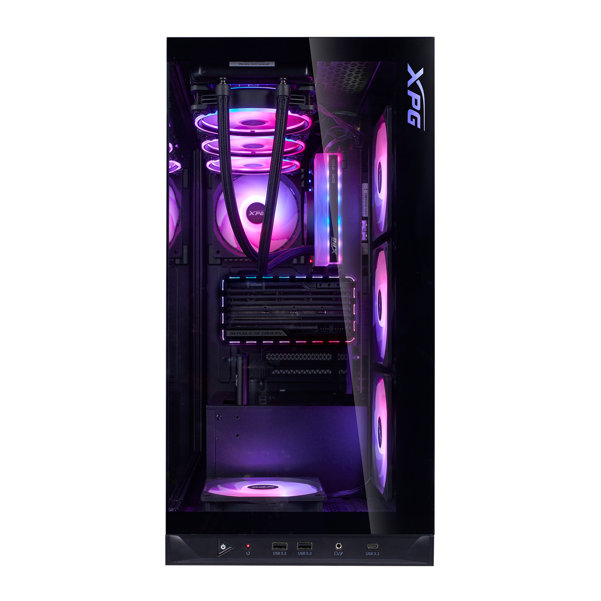 Geh XPG INVADER X BTF (ATX) Midi Tower schwarz retail