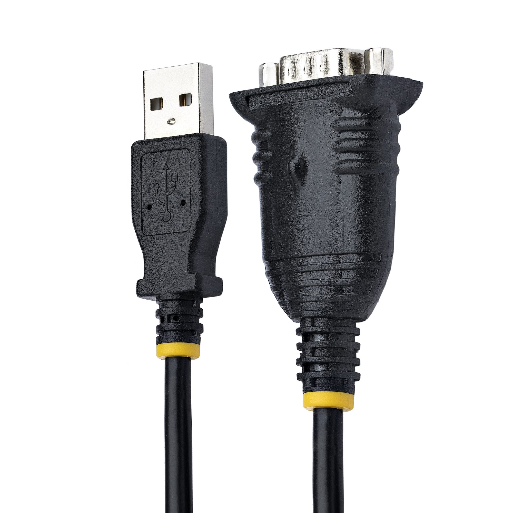 STARTECH.COM 1m USB to Serial Cable DB9 Male RS232 to USB Converter Prolific IC USB to Serial Adapter for Printer/Scanner/Switch