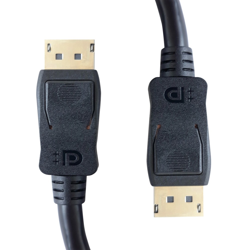 Techly DisplayPort 1.4, Audio/Video Kabel, schwarz, 2m
