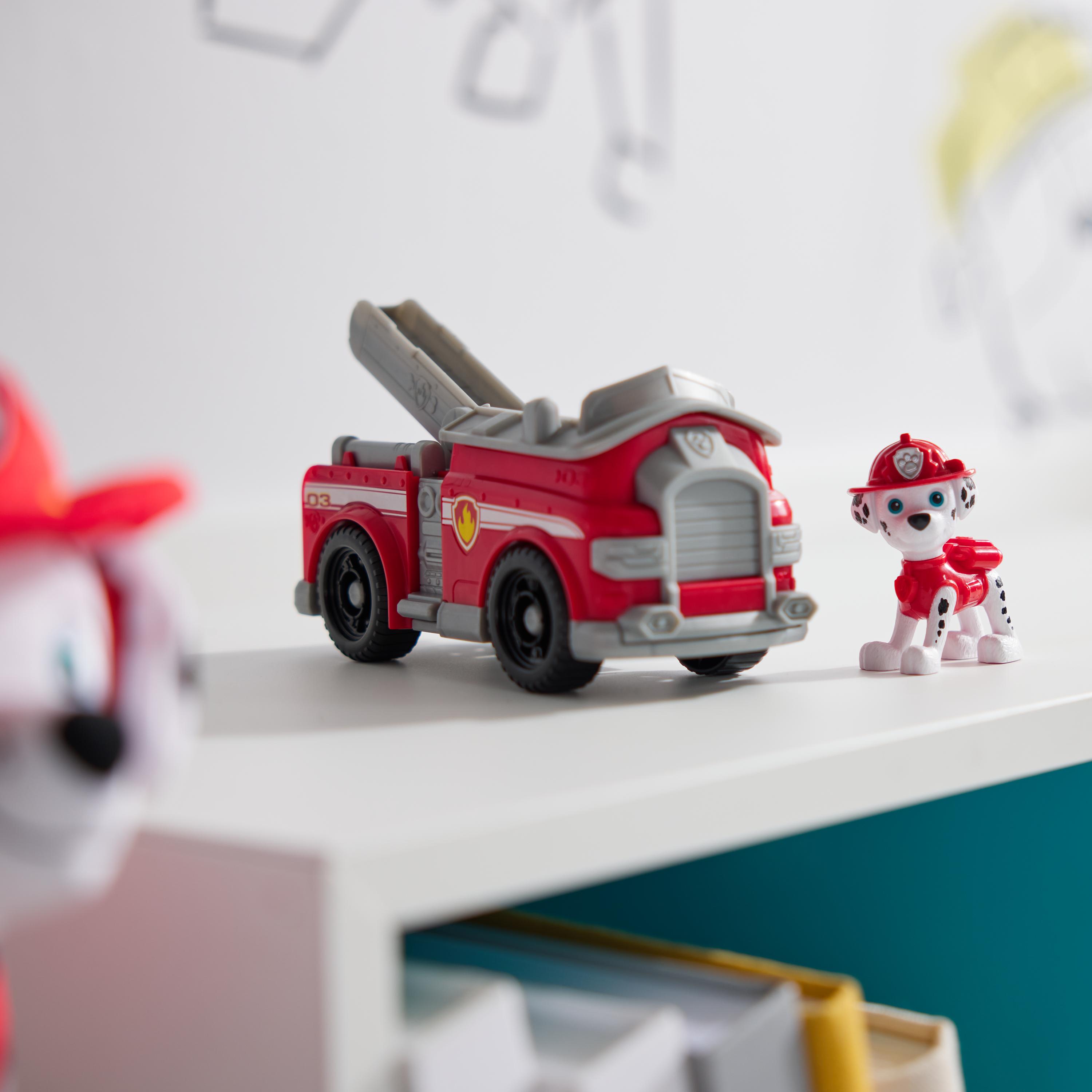 Paw Patrol - Feuerwehrauto mit Marshall Spielfigur, Spielfahrzeug