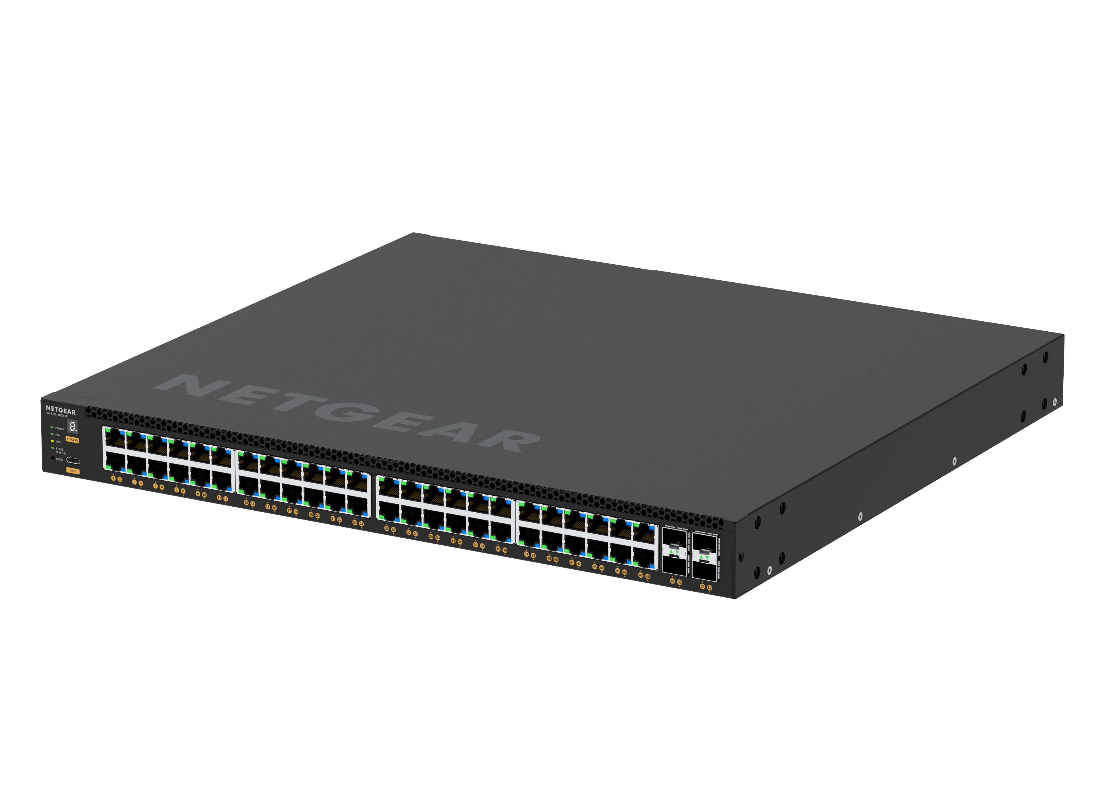 52-PORT POE MANAGED SWITCH M4350-48G4XF 48X1G 4XSFP+ 236W