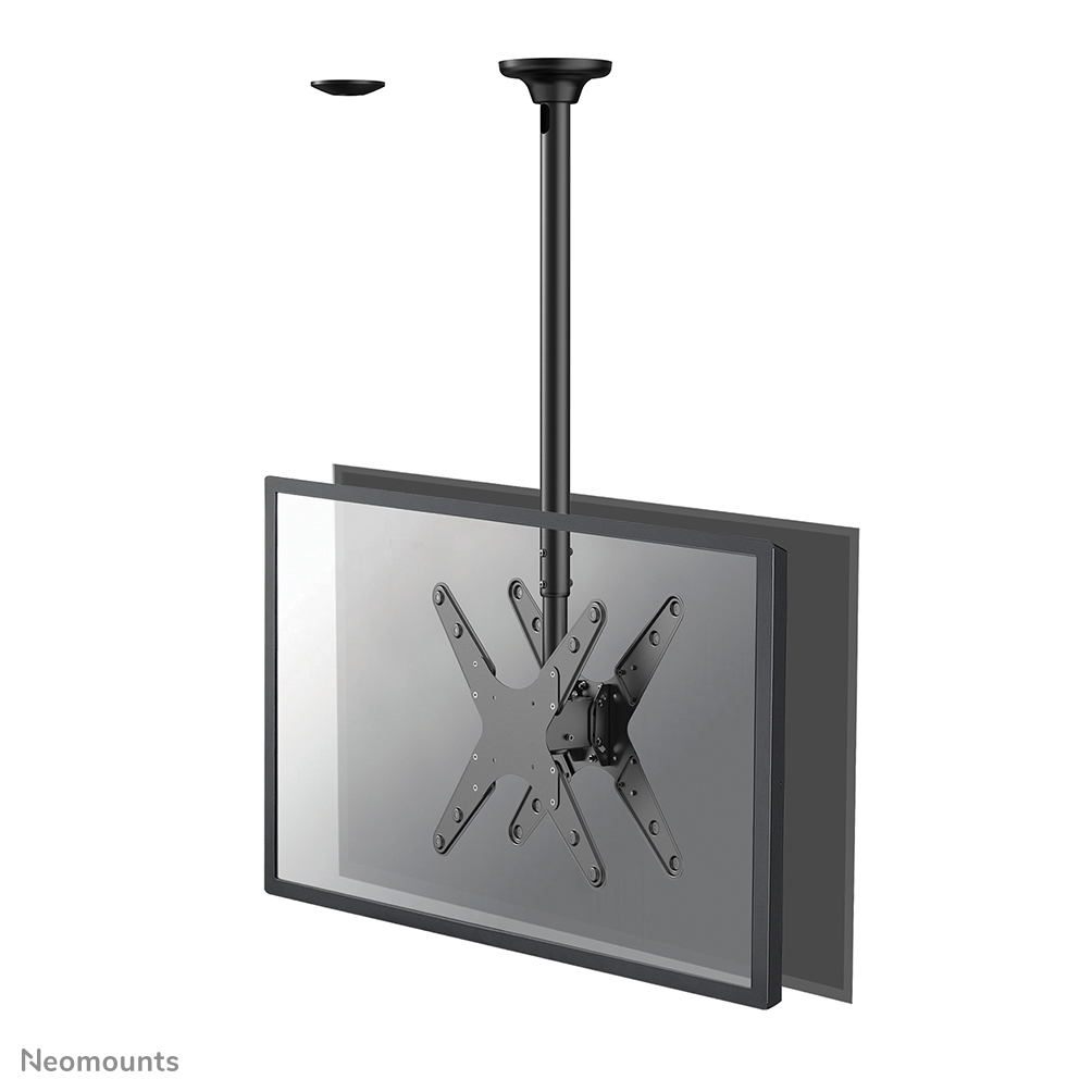 NEOMOUNTS Back to Back Screen Ceiling Mount Height 106-156cm