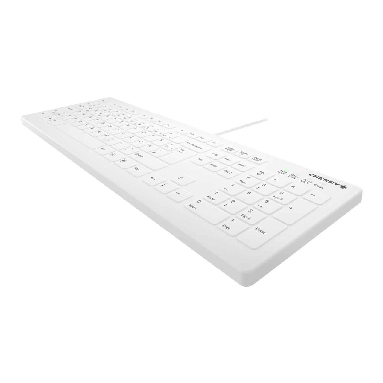 CHERRY AK-C8112 Medical Keyboard Hygiene-Tastatur kabelgebunden weiß