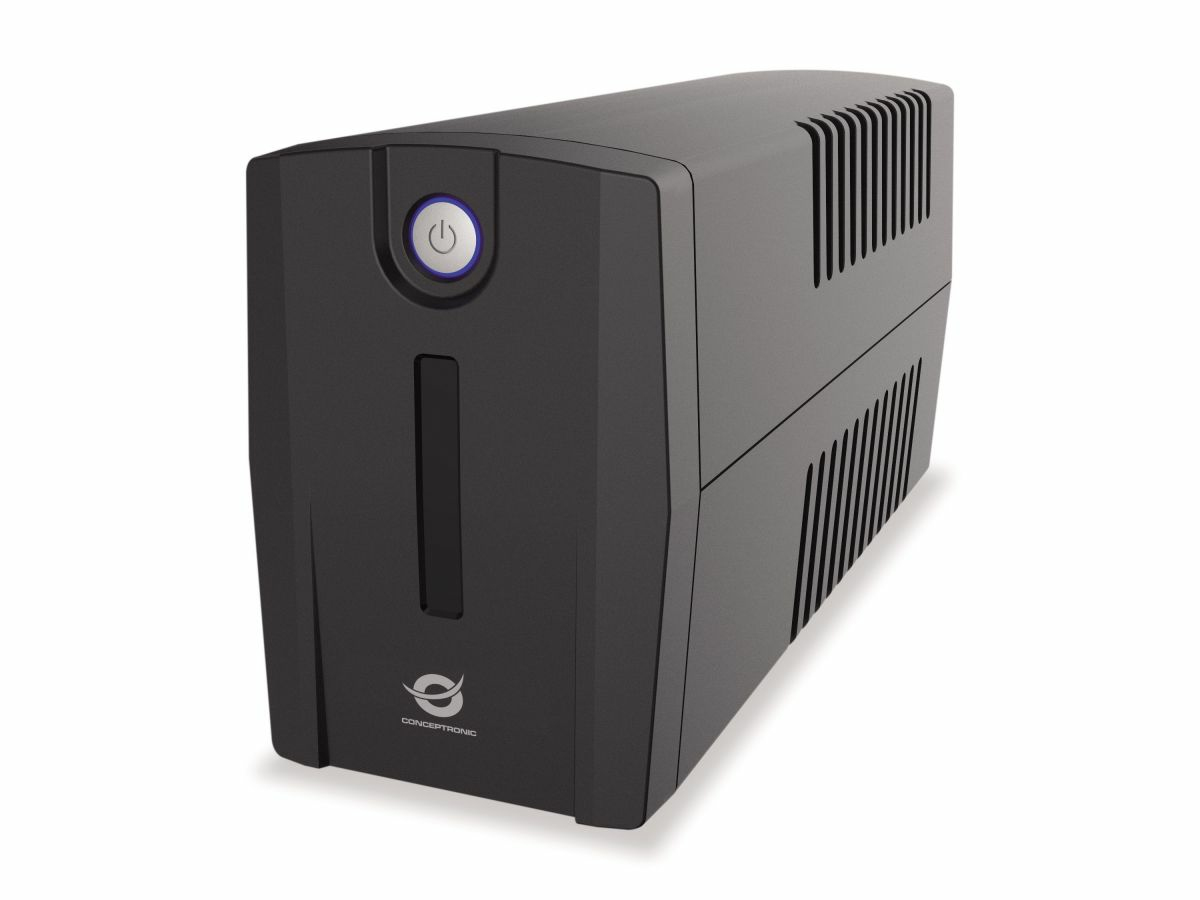 CONCEPTRONIC USV 1000VA/600W/4xIEC/HID USB/RJ45in/Out/AVR sw
