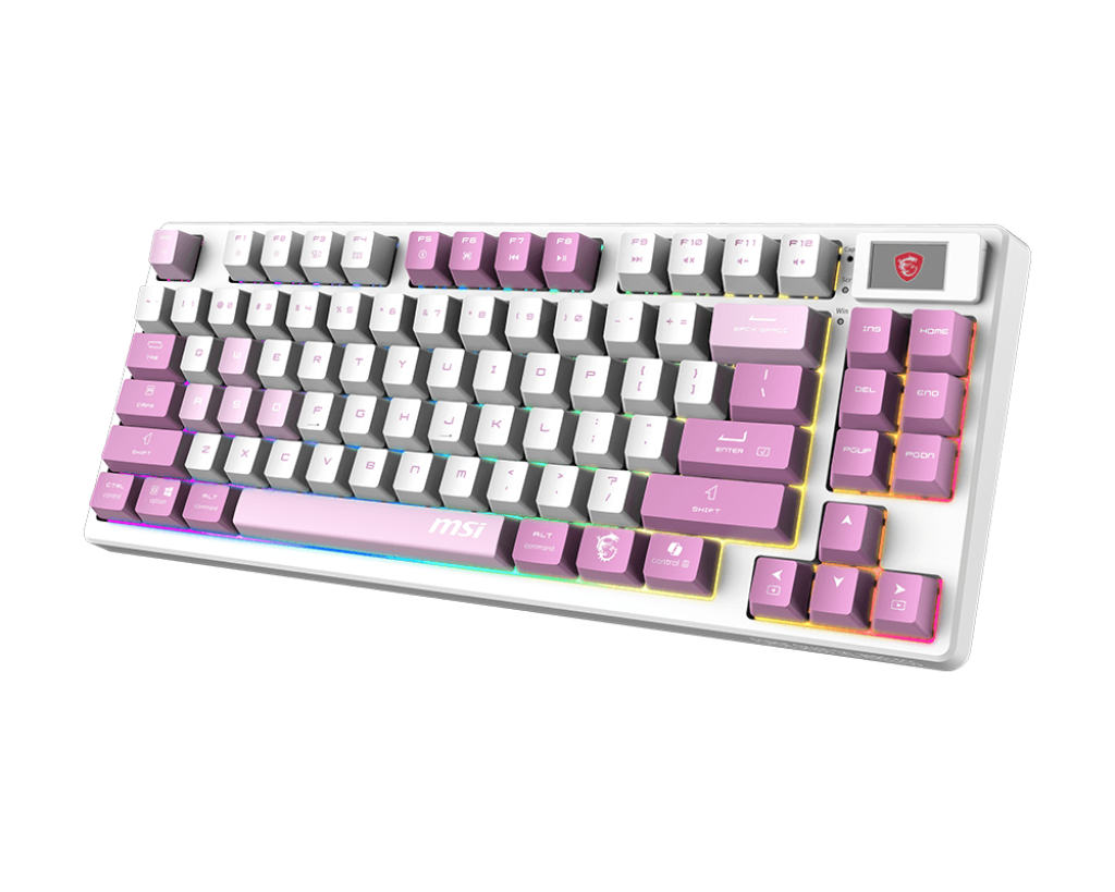MSI FORGE GK600 TKL Violet, wireless
