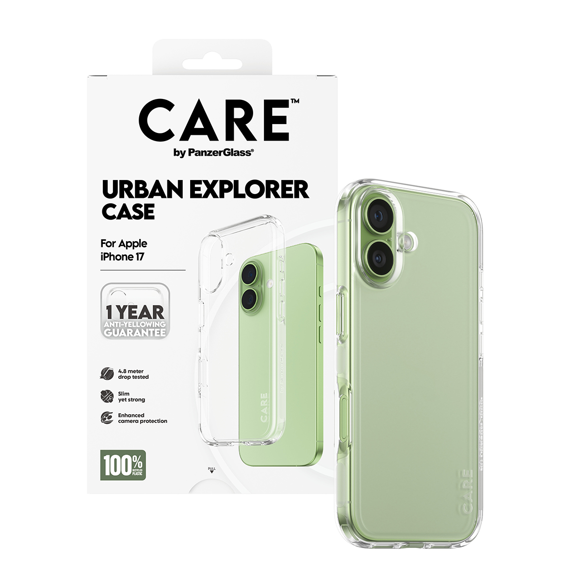 CARE BY FLAGSHIP CASE TRANSPARE EXPLORER W. CLEAR FRAME IPHONE 1